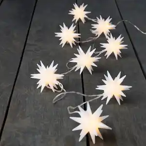 LED-Lichterkette "Sterne" mit Timerfunktion, ca. 170 cm