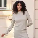 Bild 1 von Damen-Langarmshirt mit Stehkragen