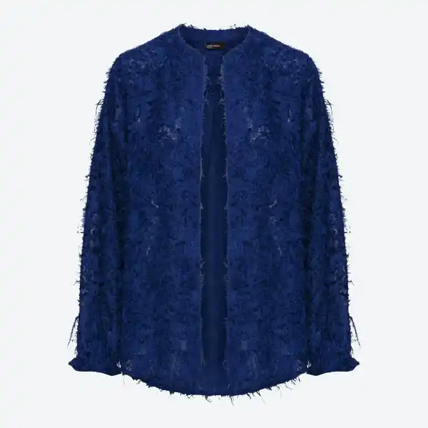 Bild 1 von Damen-Blusenjacke mit Rundhalsausschnitt