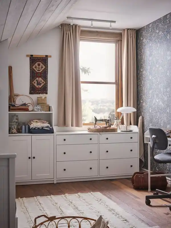 Bild 3 von HAUGA Aufbewahrungskombi, weiß, 208x116 cm