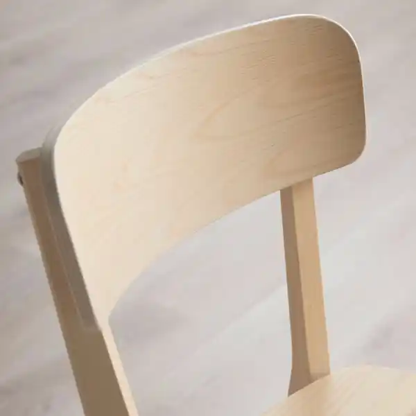 Bild 4 von LISABO / LISABO Tisch und 4 Stühle, Eschenfurnier/Esche, 140x78 cm