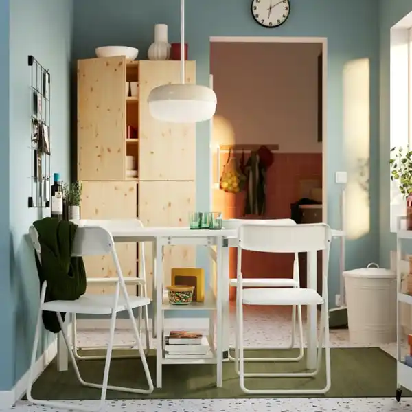 Bild 4 von VIHALS Klapptisch, weiß, 39/95/151x90 cm