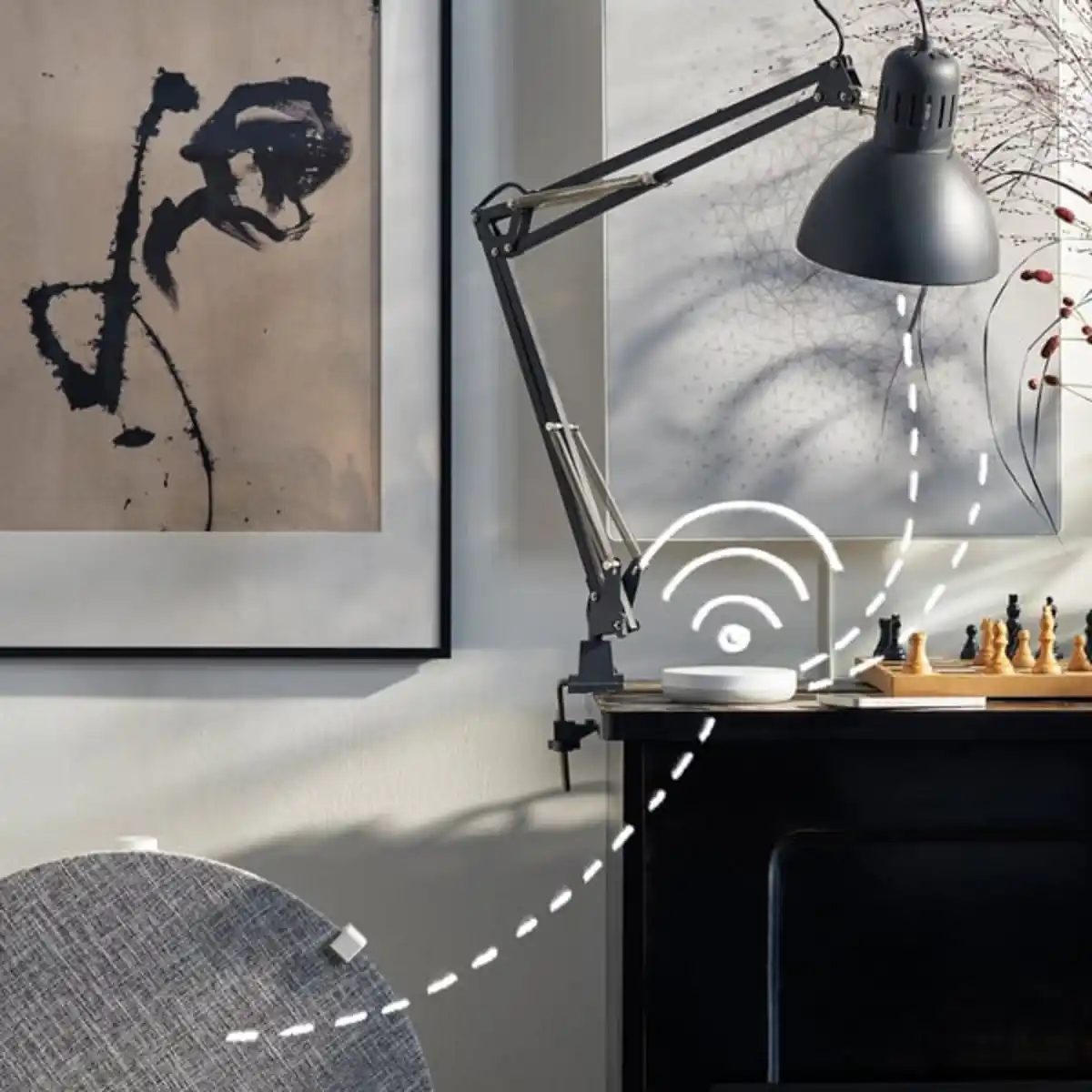 Bild 3 von STARKVIND / VINDSTYRKA Luftreiniger/Luftqualitätssensor, weiß/smart