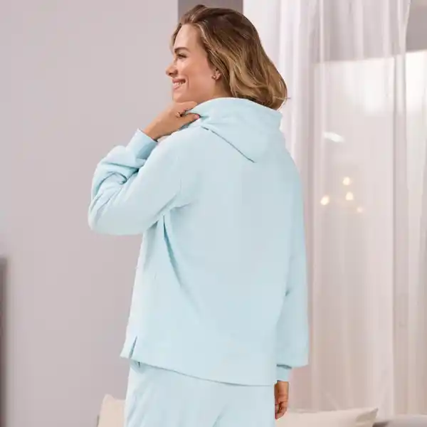 Bild 4 von Damen-Homewear-Hoodie aus Fleece