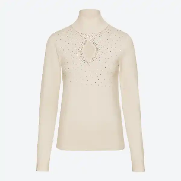 Bild 2 von Damen-Pullover mit Glitzersteinchen