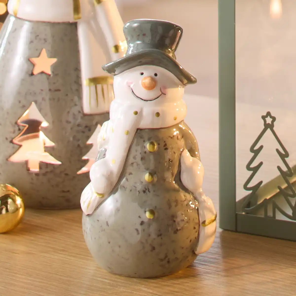 Bild 1 von Deko-Schneemann, ca. 6,5x6x12,5 cm