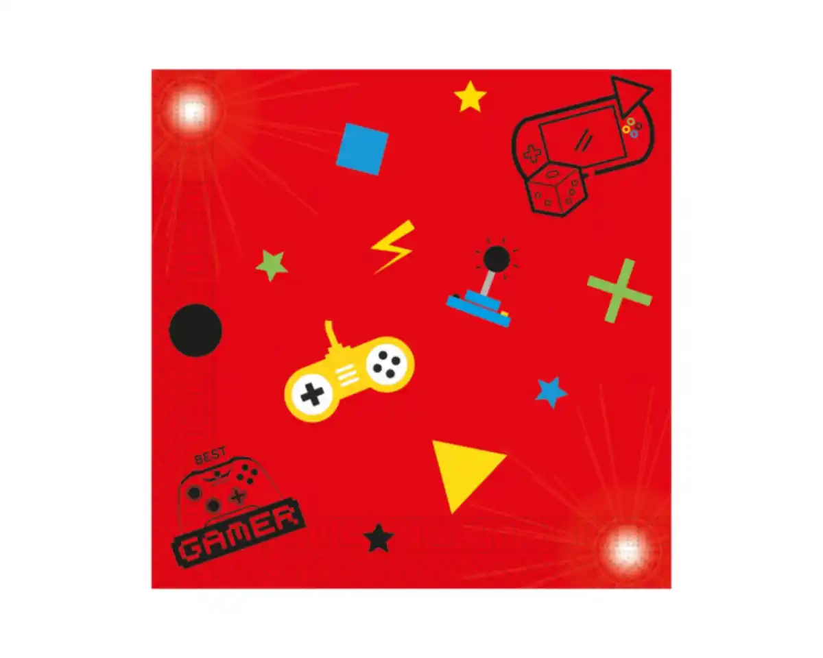Bild 1 von Servietten 20er 33x33cm Gaming