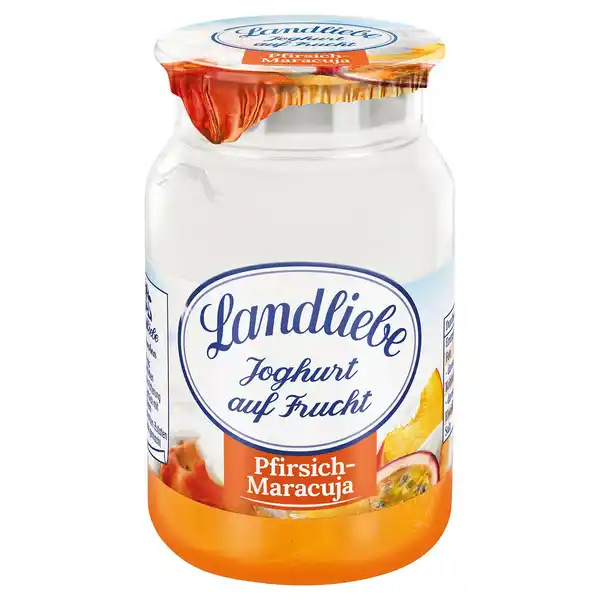 Bild 1 von LANDLIEBE Joghurt auf Frucht 150 g, Pfirsich-Maracuja