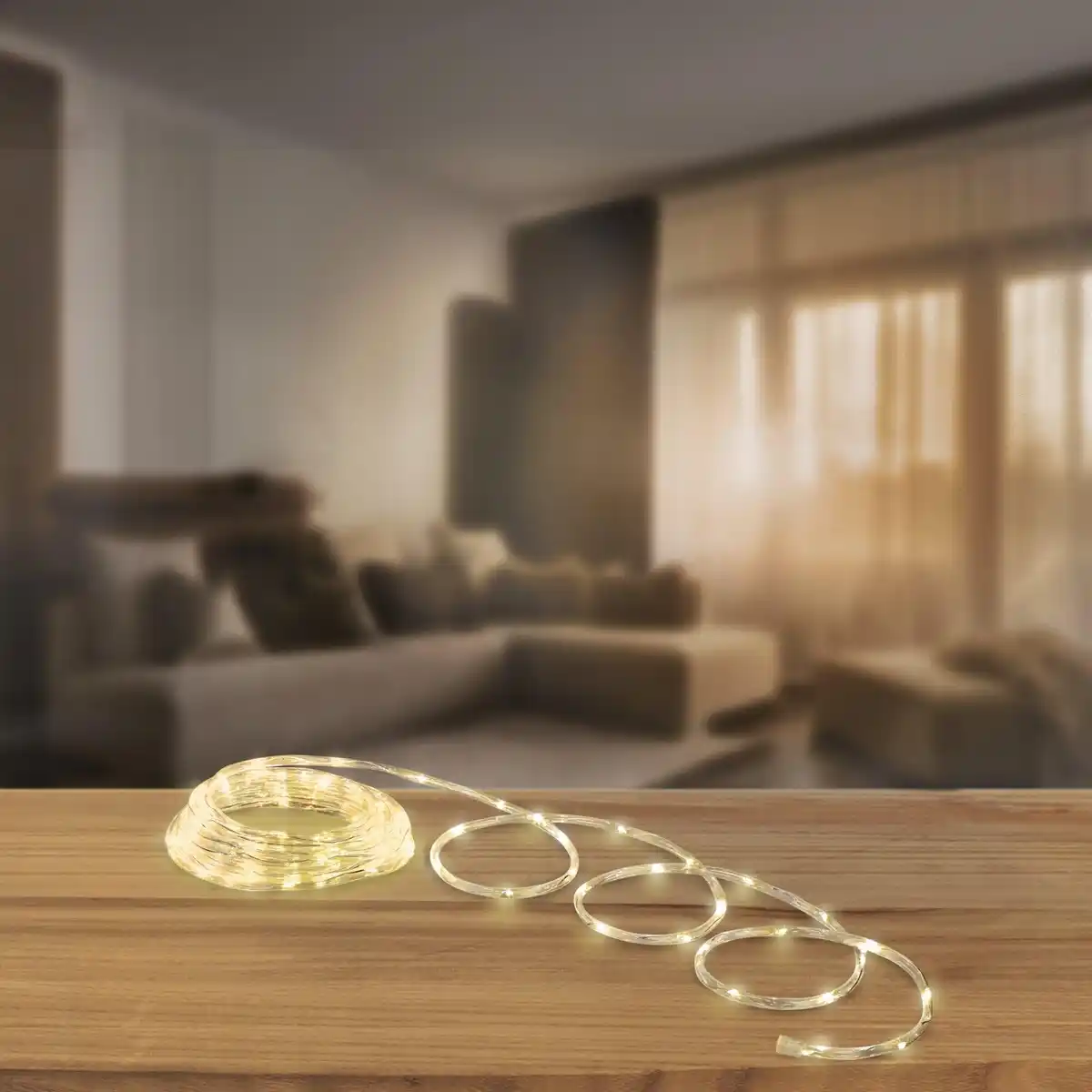 Bild 1 von LED-Lichterschlauch mit 100 Micro-LEDs, ca. 4,95 m