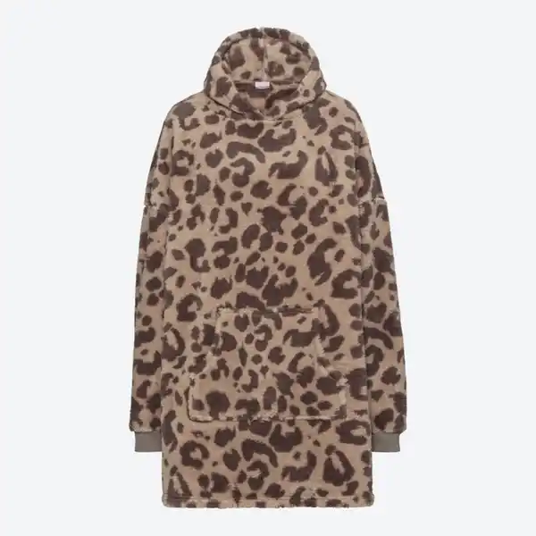 Bild 2 von Damen-Homewear-Plüsch-Sweater im Oversized-Design