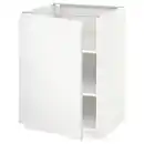 Bild 1 von METOD Unterschrank mit Böden, weiß/Voxtorp matt weiß, 60x60 cm