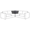 Bild 1 von VIMLE Eckelement, Gunnared mittelgrau