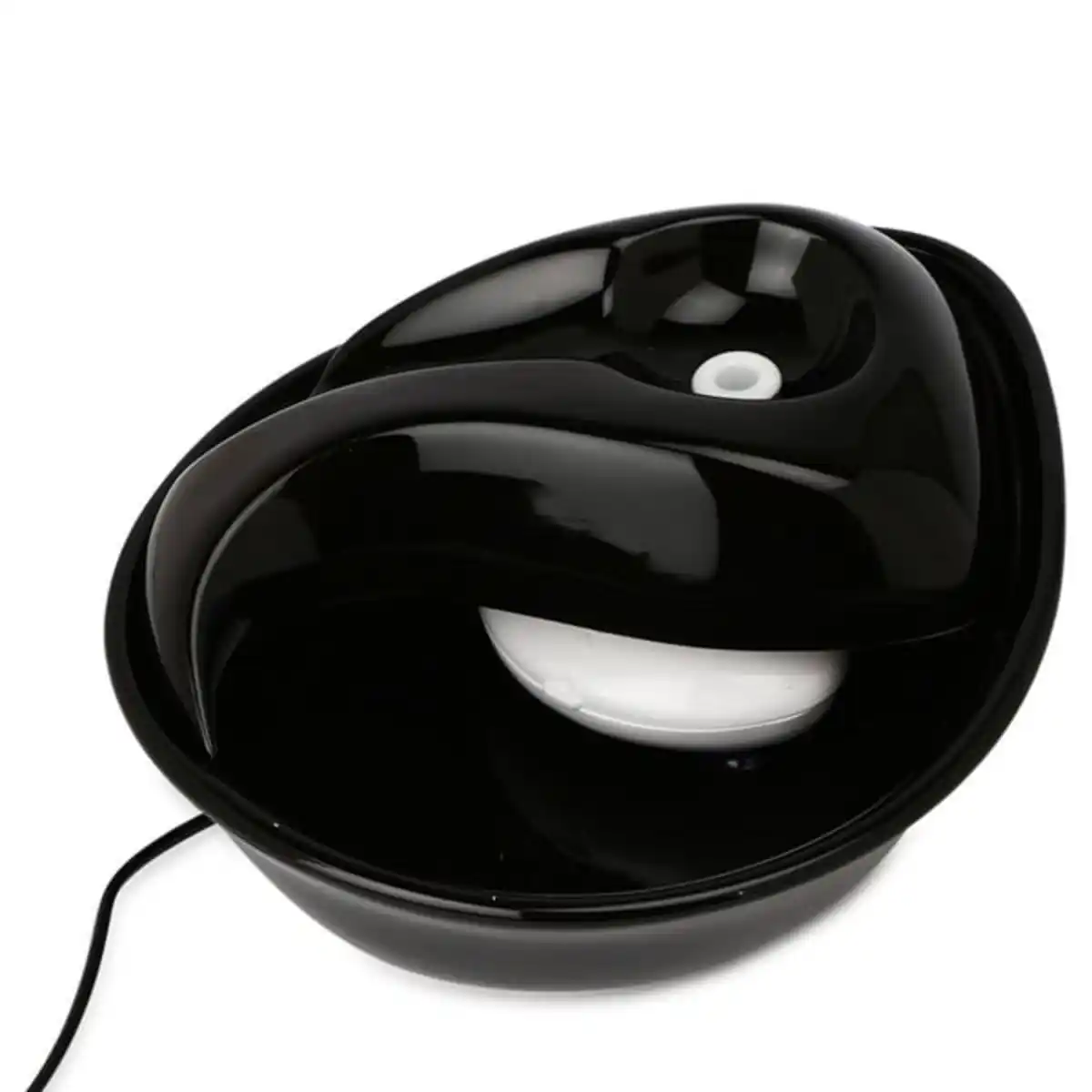 Bild 2 von Pioneer Pet Keramik Trinkbrunnen Rain Drop Style 1,8 l schwarz