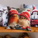Bild 1 von Kissenhülle mit Tier-Motiven, ca. 40x40 cm