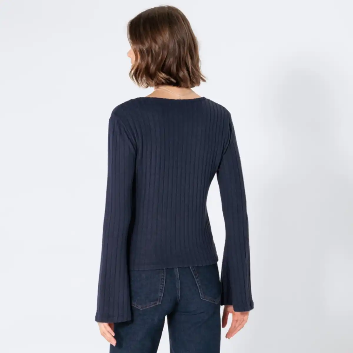 Bild 4 von Damen-Langarmshirt mit Trompetenärmeln