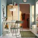 Bild 2 von VIHALS Klapptisch, weiß, 39/95/151x90 cm