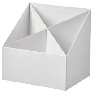 FJÄDERHARV Schreibutensilienfach, weiß, 16x16 cm