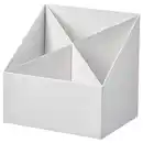 Bild 1 von FJÄDERHARV Schreibutensilienfach, weiß, 16x16 cm