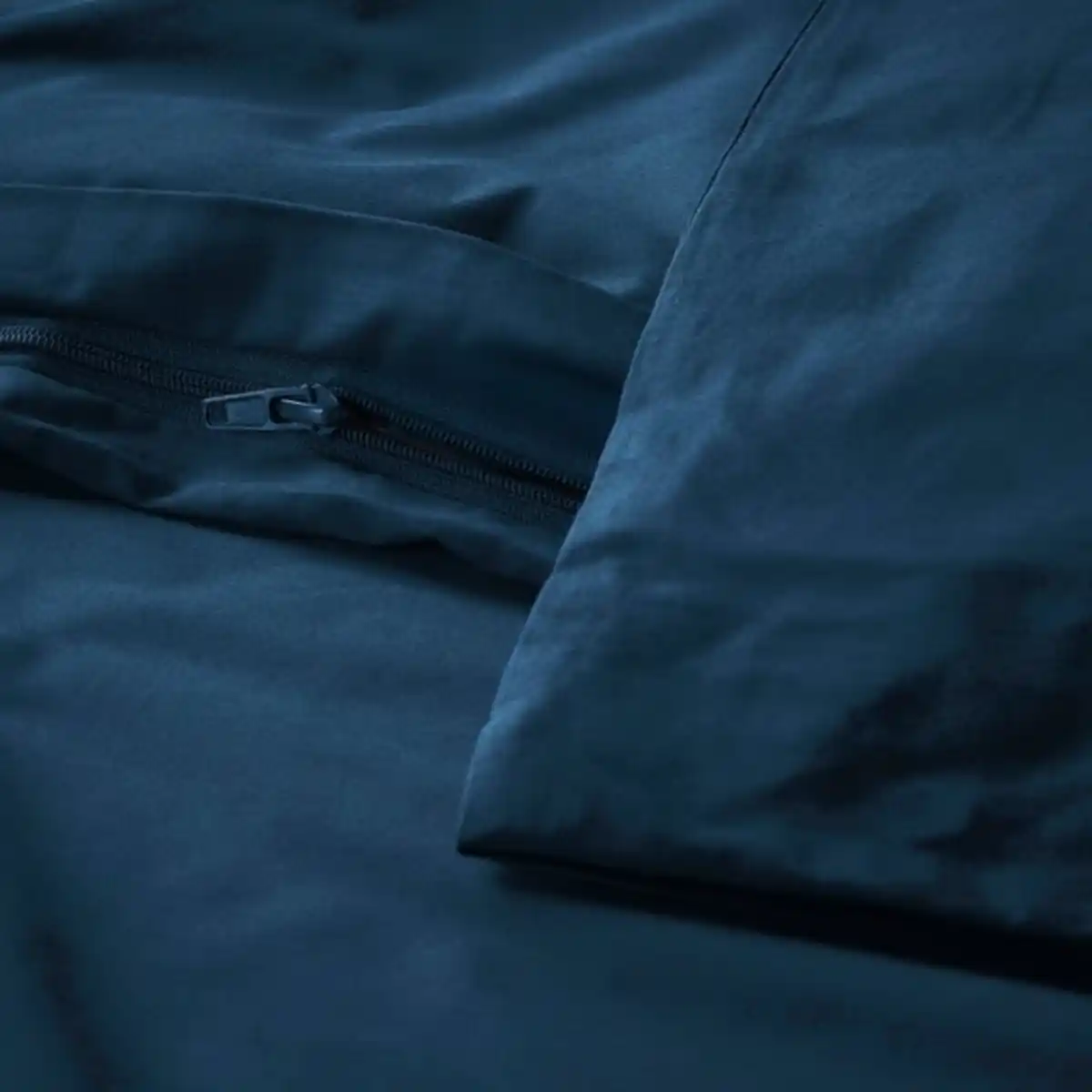 Bild 4 von HAMPFLOCKEL Bettwäsche-Set, 3-teilig, dunkelblau, 240x220/80x80 cm