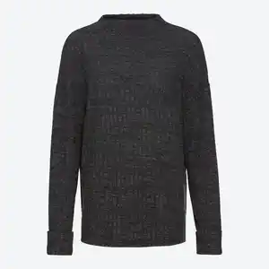 Damen-Pullover mit hohem Kragen