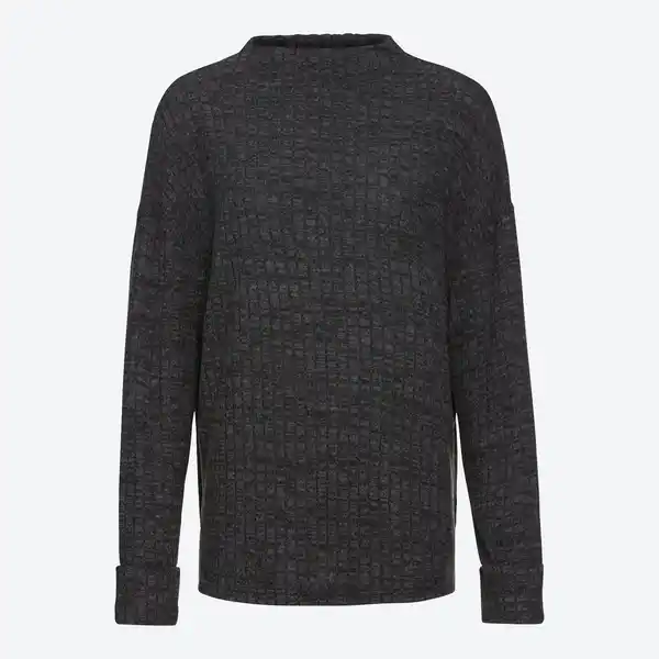 Bild 1 von Damen-Pullover mit hohem Kragen