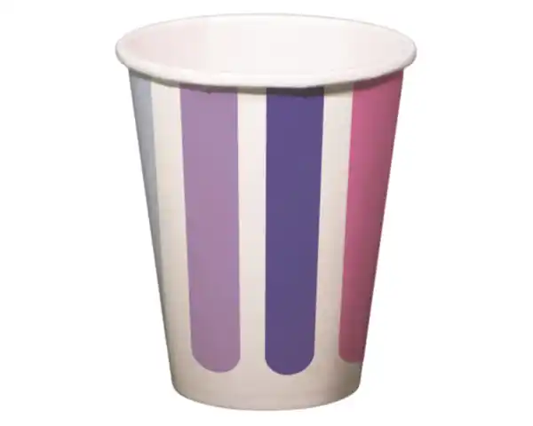 Bild 1 von Pappbecher 8er 0,25l Stripetastic
