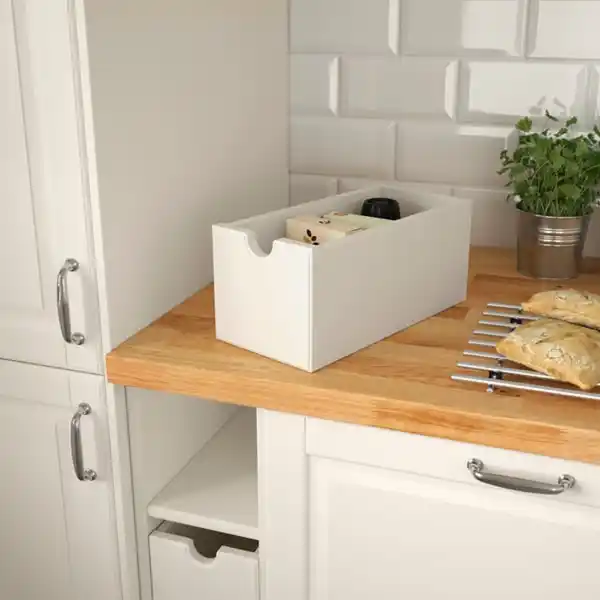 Bild 2 von TORNVIKEN Box, elfenbeinweiß, 16x34x15 cm