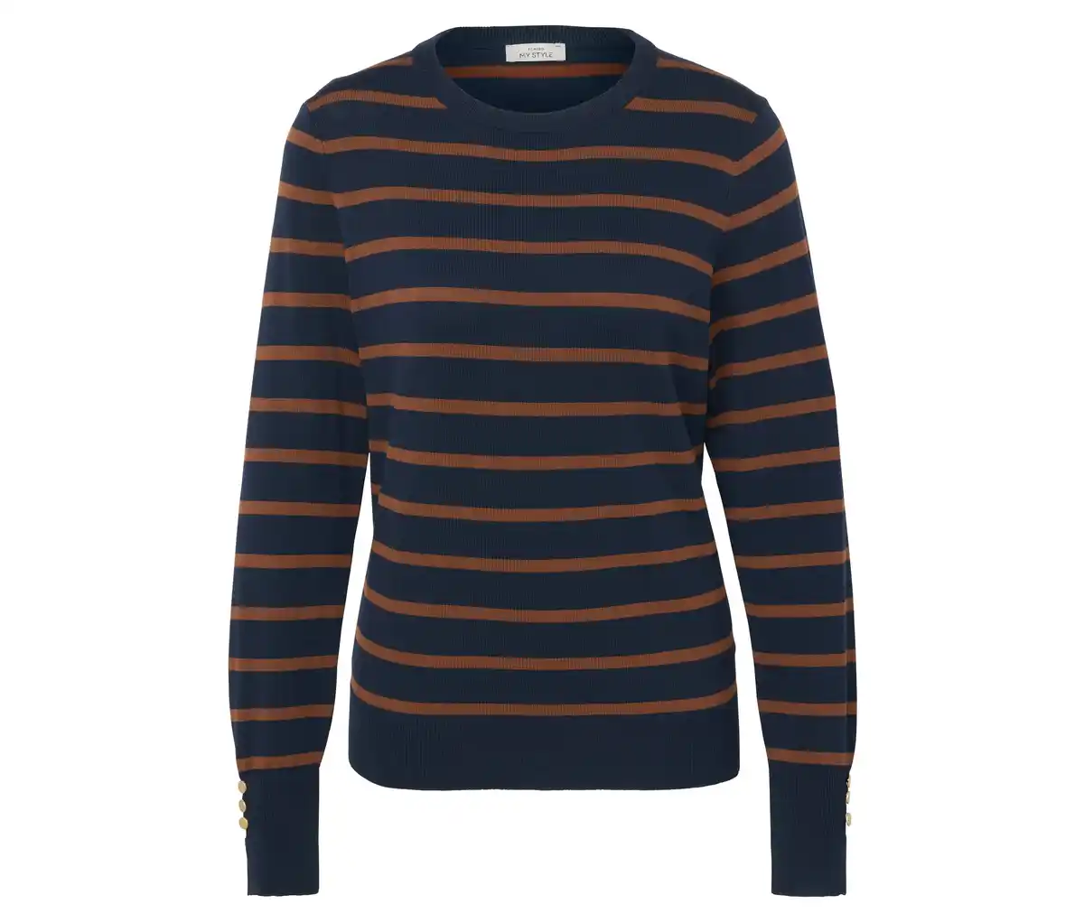 Bild 1 von Feinstrickpullover, gestreift