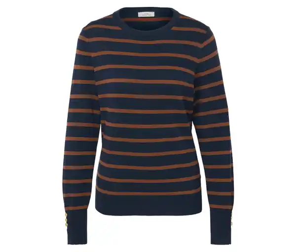 Bild 1 von Feinstrickpullover, gestreift