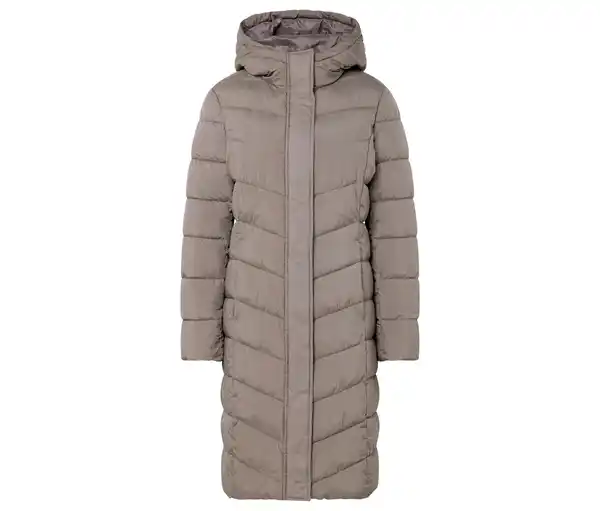 Bild 1 von Steppmantel mit Kapuze, taupe