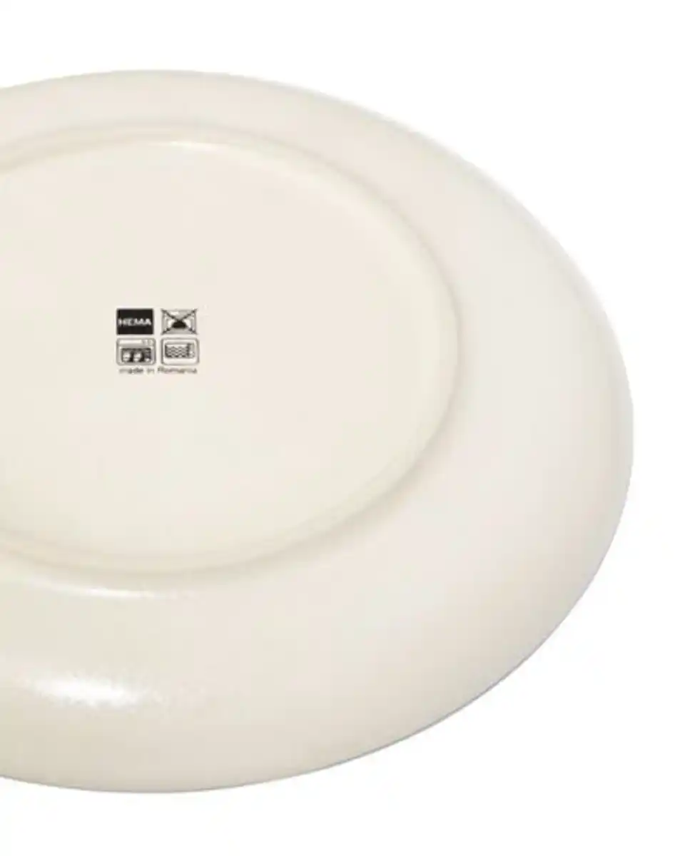 Bild 3 von Frühstücksteller, Ø 21 cm, PUUR, reaktive Glasur, Off-White