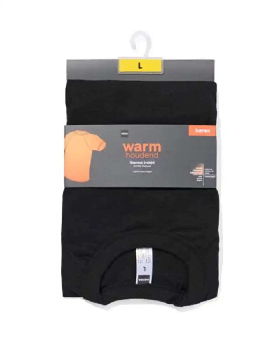 Bild 4 von heren thermo t-shirt schwarz