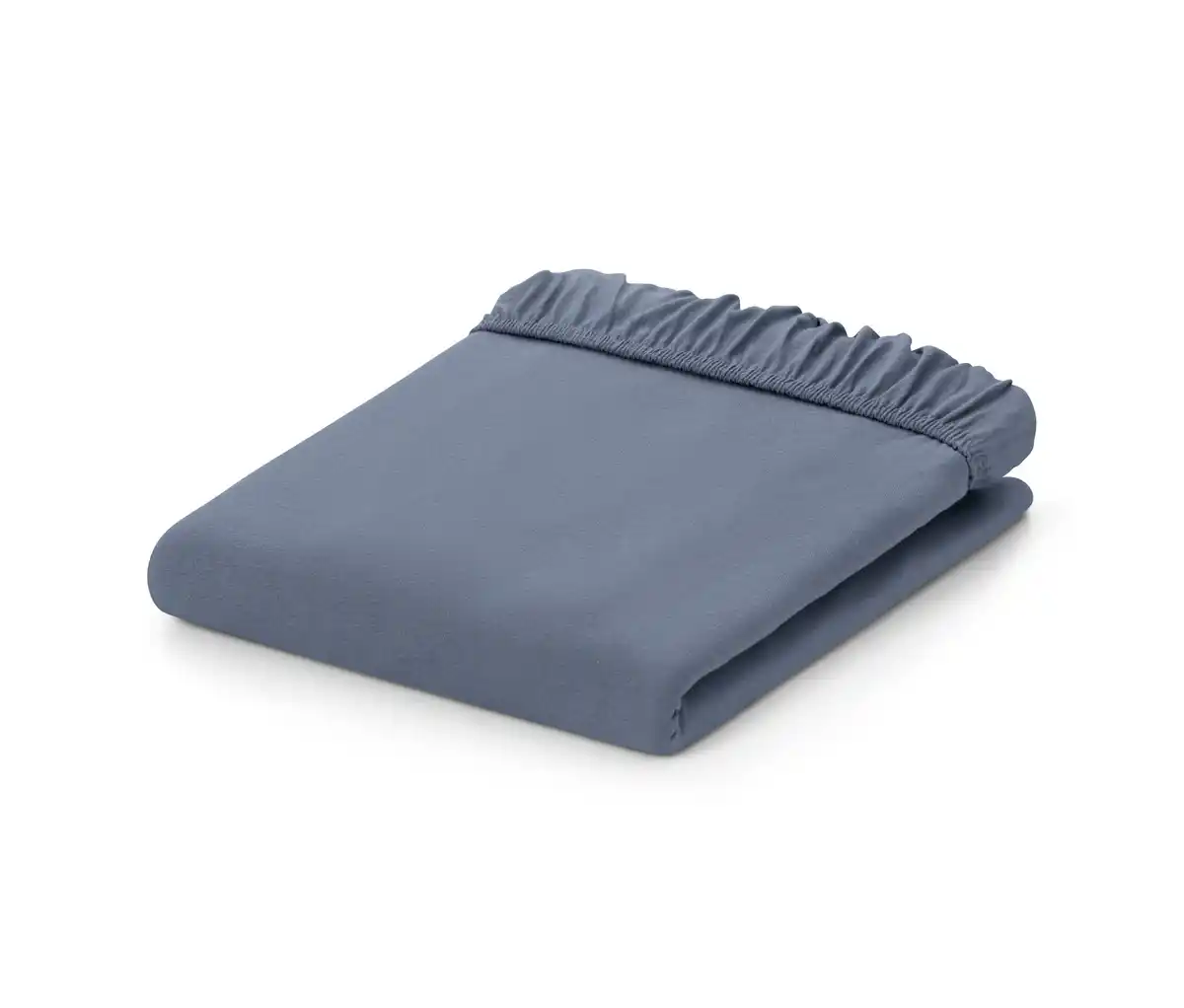 Bild 1 von Jersey-Spannbettlaken, Doppelgröße, blau