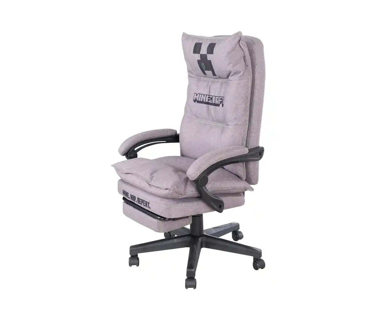 Bild 1 von roba Minecraft Gaming-Stuhl, grau