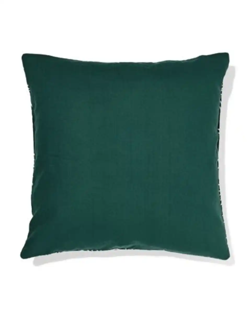 Bild 2 von Kissenbezug, 50 x 50 cm, Velours, Blume, Grün