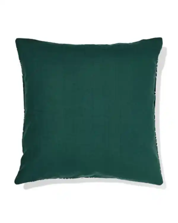 Bild 2 von Kissenbezug, 50 x 50 cm, Velours, Blume, Grün