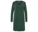 Bild 1 von Nachthemd mit Spitzenbesatz, dunkelgrün
