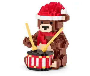 Baustein-Set »Weihnachts-Bär«