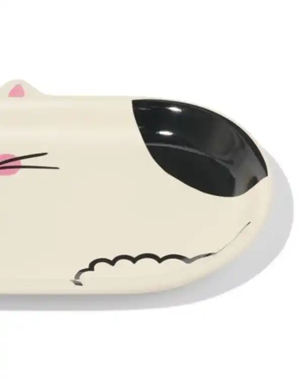 Bild 3 von Teller 20,2 × 13,6 cm, Keramik, Katze