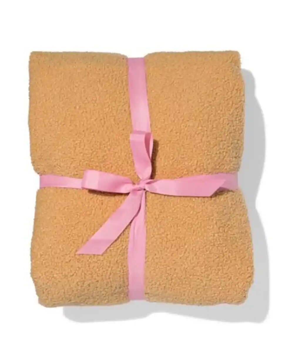 Bild 3 von Damen-Sofa-Poncho, Einheitsgröße, mit Kapuze und Taschen, hellbraun