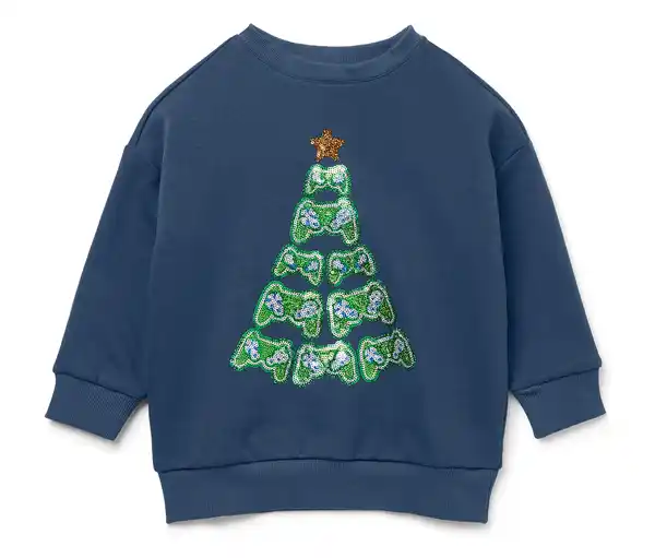 Bild 1 von Kinder-Sweatshirt, dunkelblau