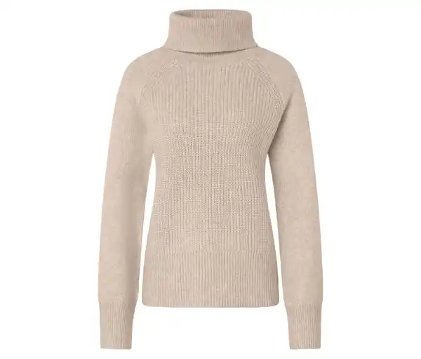 Bild 1 von Rollkragenpullover, cremefarben meliert