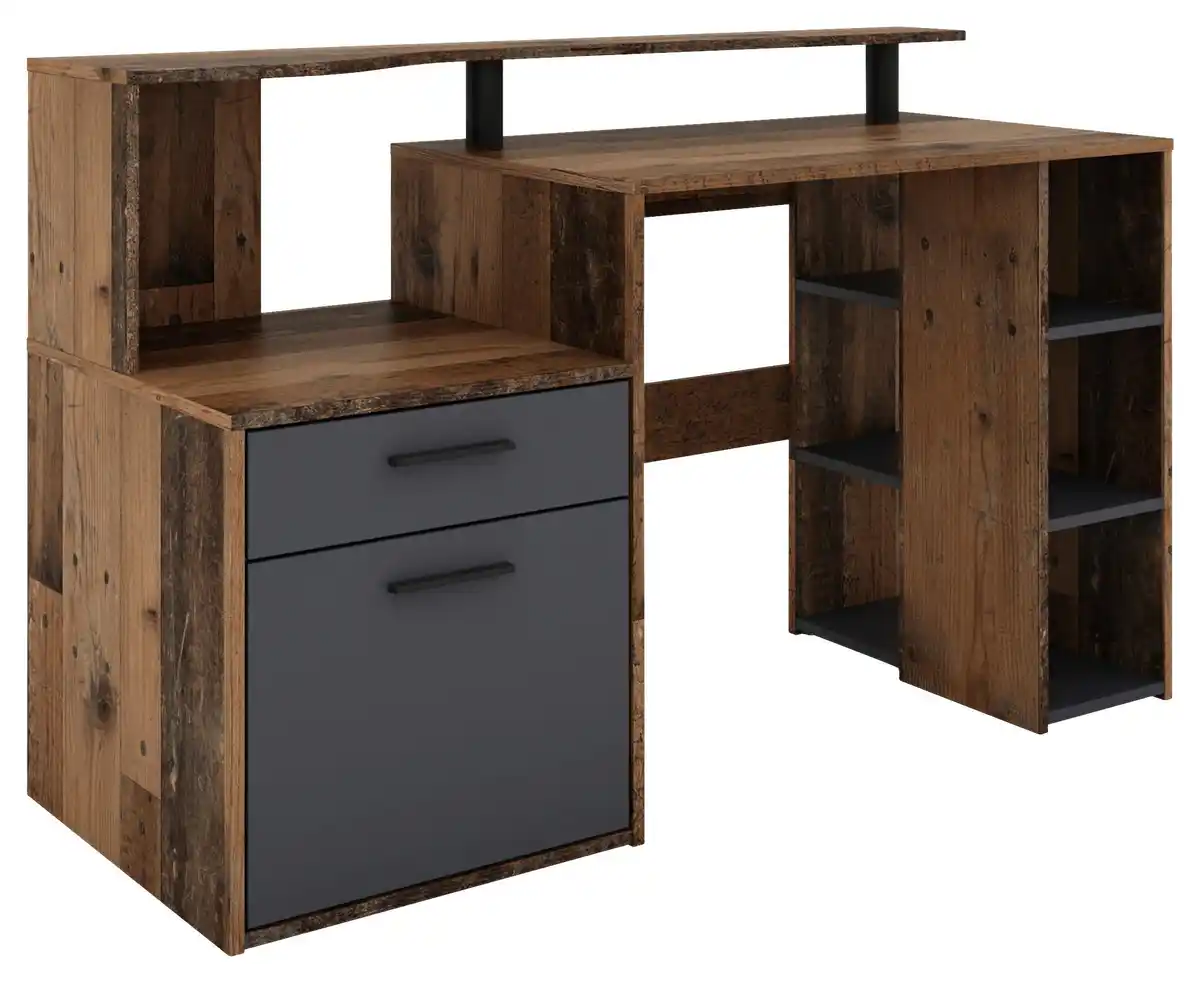 Bild 1 von SCHREIBTISCH LOUIS, Anthrazit, Alteiche