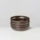 Bild 1 von Gipfelstück Suppentellerset Glockenklang, Braun, Keramik, 4-teilig, rund, 5 cm, Grüner Punkt, Made in Europe, Essen & Trinken, Geschirr, Teller, Suppenteller