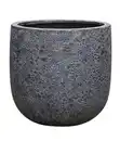 Bild 1 von Dehner Polystone-Topf Lava, rund, schwarz
