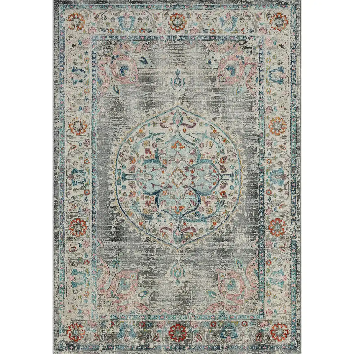 Bild 1 von Novel Outdoorteppich Salsa Outdoor, Blau, Grau, Textil, orientalisch, rechteckig, 140x200 cm, ISO 9001, Bsci, Oeko-Tex® Standard 100, für Fußbodenheizung geeignet, in verschiedenen Größen erhäl