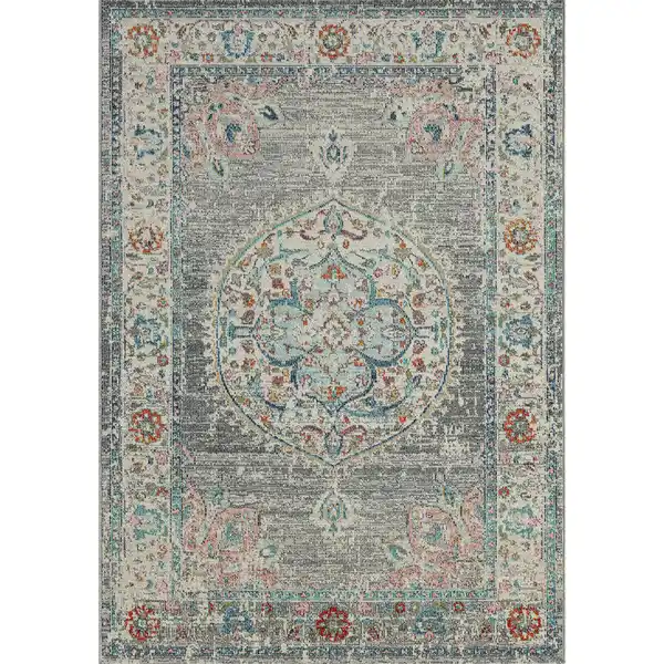 Bild 1 von Novel Outdoorteppich Salsa Outdoor, Blau, Grau, Textil, orientalisch, rechteckig, 140x200 cm, ISO 9001, Bsci, Oeko-Tex® Standard 100, für Fußbodenheizung geeignet, in verschiedenen Größen erhäl