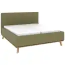 Bild 1 von Musterring Polsterbett, Olivgrün, Textil, Birke, Buche,Esche, massiv, H3, Höhe ca. 20 cm, 180x200 cm, Reach, atmungsaktiv,Bettkasten, Lattenrost, Matratze, in verschiedenen Größen erhältlich,Mit