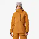 Bild 1 von WEDZE Skijacke Damen warm und atmungsaktiv - FR500 camel