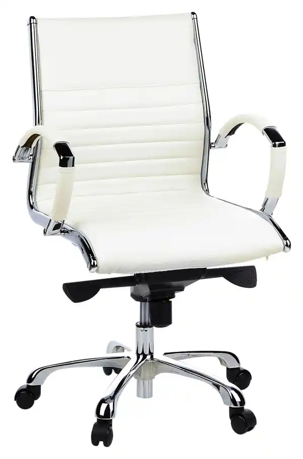 Bild 1 von Drehstuhl Parma 10 Creme/Chromfarben, Creme, Chromfarben